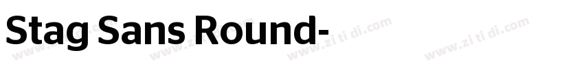 Stag Sans Round字体转换